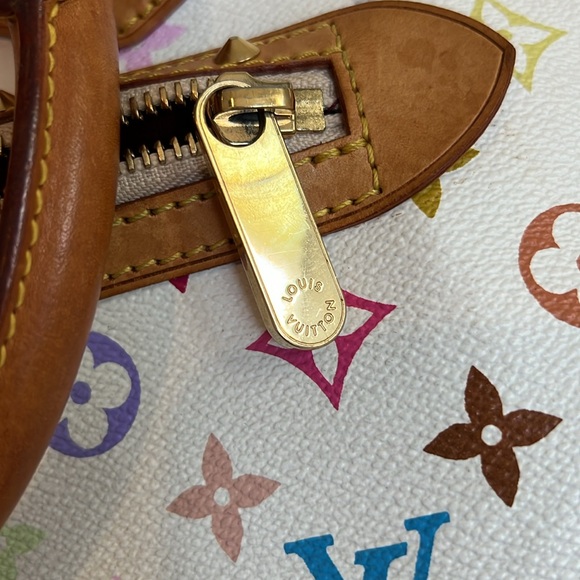 Louis Vuitton Alma Multicolor White Monogram - Picture 4 of 13